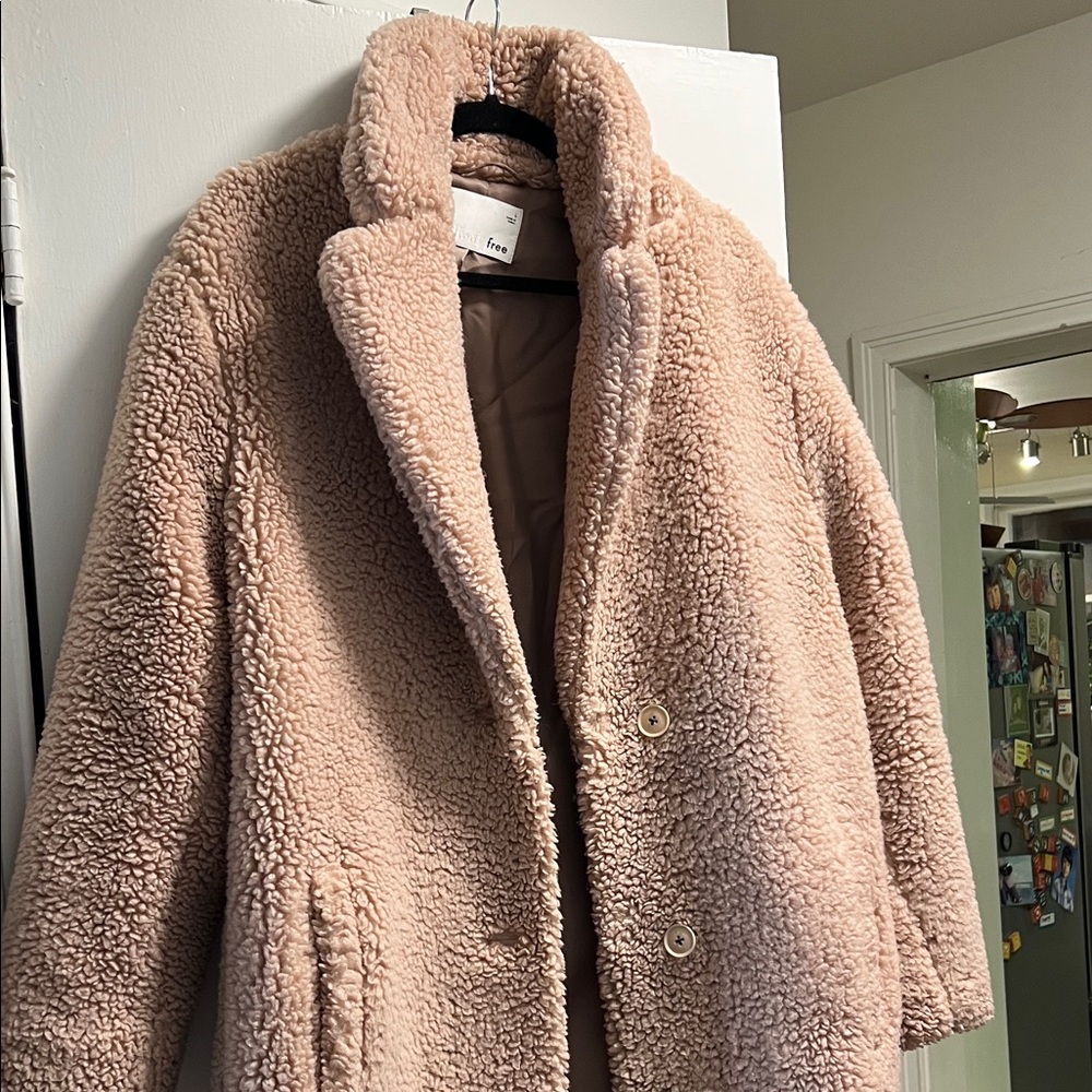 Wilfred Pink Teddy Jacket